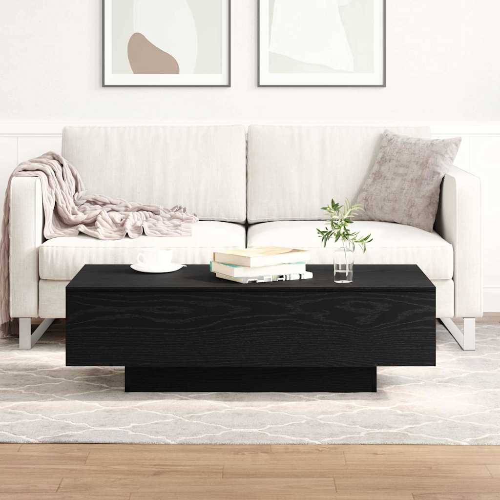 Couchtisch Schwarze Eiche 100 x 49.5 x 31 cm Holzwerkstoff