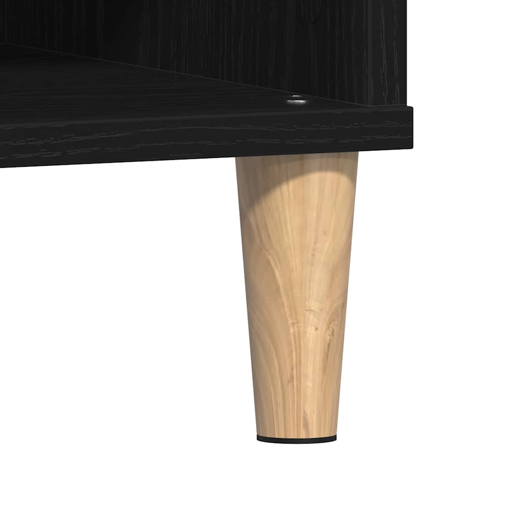 Couchtisch Schwarz Eichen-Optik 60 x 60 x 30 cm Holzwerkstoff