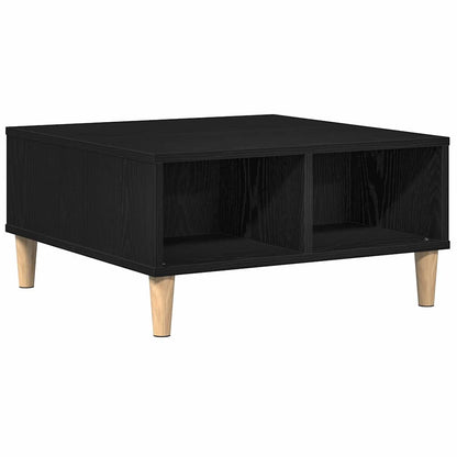 Couchtisch Schwarz Eichen-Optik 60 x 60 x 30 cm Holzwerkstoff