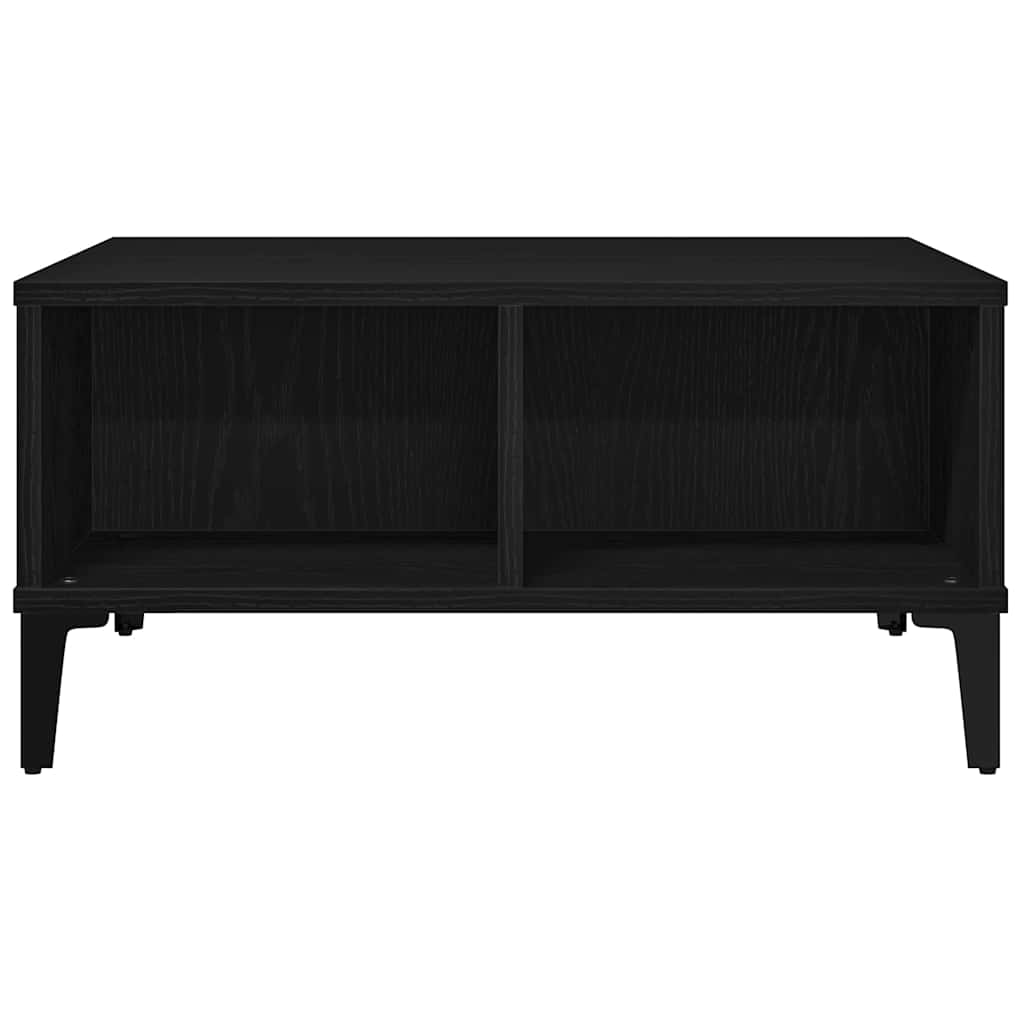 Couchtisch Schwarz Eichen-Optik 60 x 60 x 30 cm Holzwerkstoff