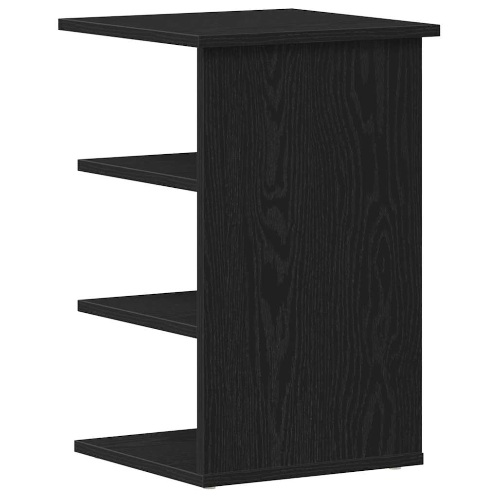 Beistellschrank Schwarz 35 x 35 x 55 cm Holzwerkstoff