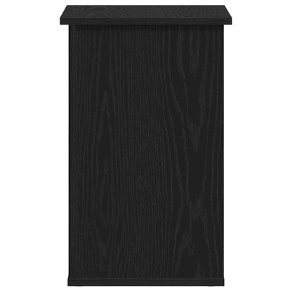 Beistellschrank Schwarz 35 x 35 x 55 cm Holzwerkstoff
