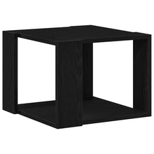 Couchtisch Schwarz Eichen-Optik 40 x 40 x 30 cm Holzwerkstoff