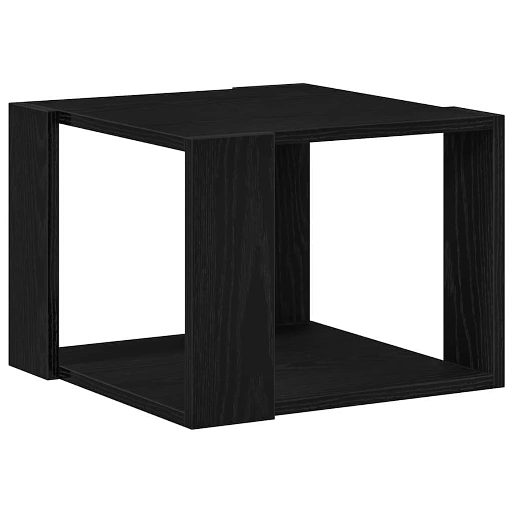 Couchtisch Schwarz Eichen-Optik 40 x 40 x 30 cm Holzwerkstoff