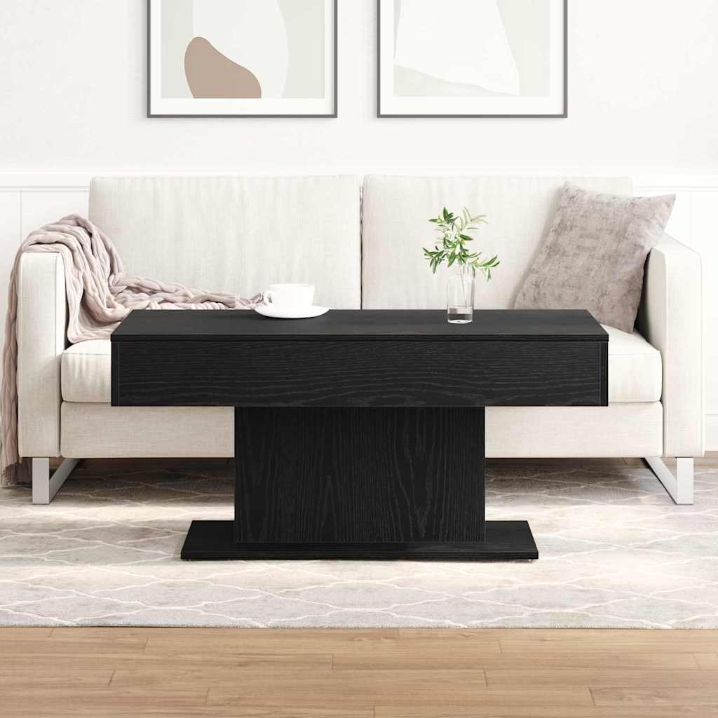 Couchtisch Schwarze Eiche 96 x 50 x 45 cm Holzwerkstoff