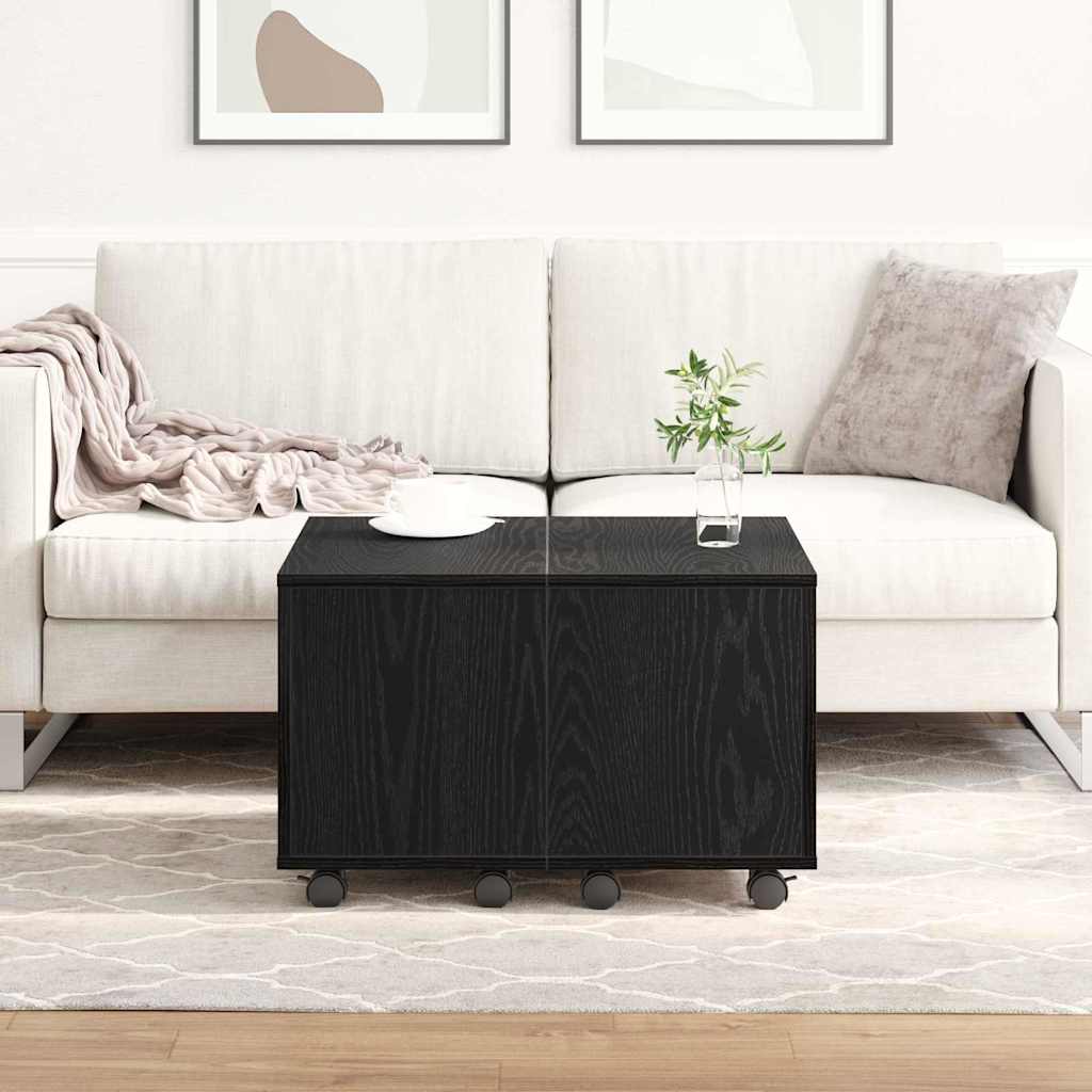 Couchtisch Schwarze Eiche 60 x 60 x 38 cm Holzwerkstoff