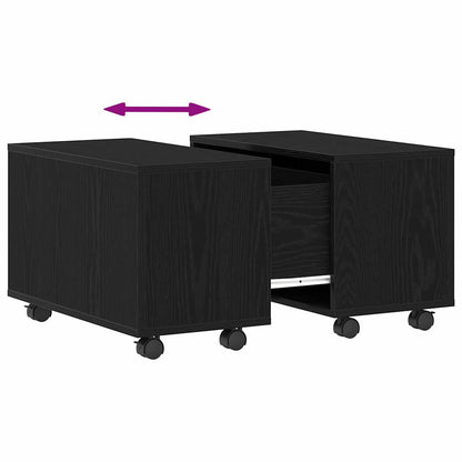 Couchtisch Schwarze Eiche 60 x 60 x 38 cm Holzwerkstoff