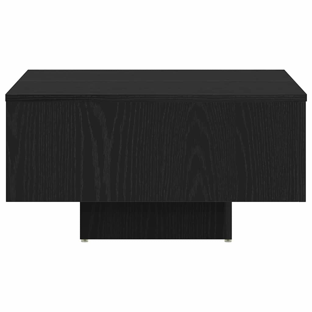 Couchtisch Schwarz Eichen-Optik 60 x 60 x 31,5 cm Holzwerkstoff
