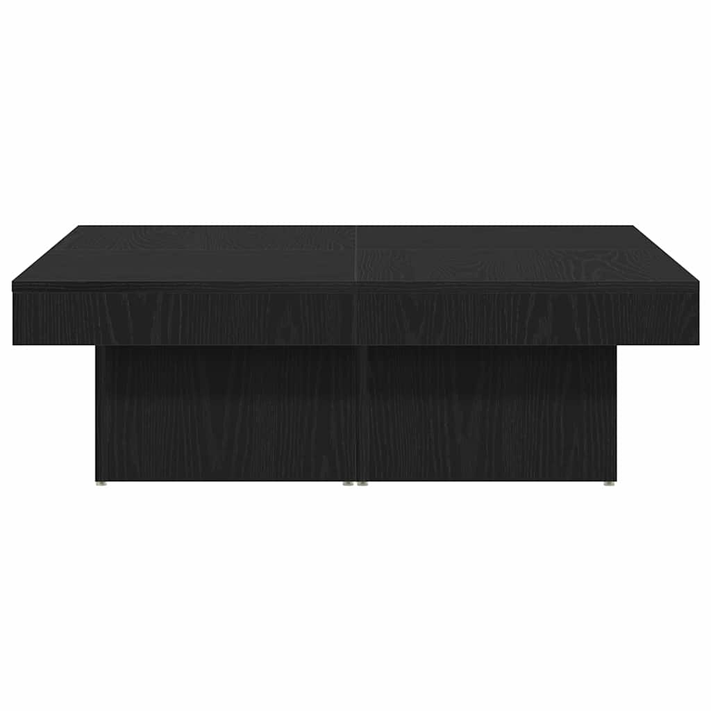Couchtisch Schwarze Eiche 90 x 90 x 28 cm Holzwerkstoff