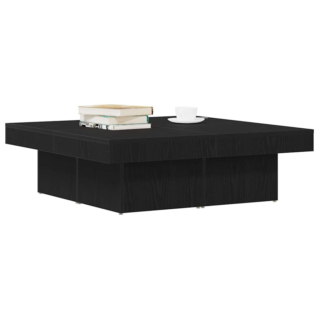 Couchtisch Schwarze Eiche 90 x 90 x 28 cm Holzwerkstoff