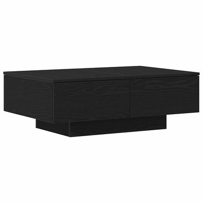Couchtisch Schwarz Eichen-Optik 90 x 60 x 31 cm Holzwerkstoff