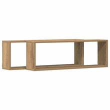 Wandregal 2 pcs Artisan-Eiche 80 x 15 x 26 cm Holzwerkstoff
