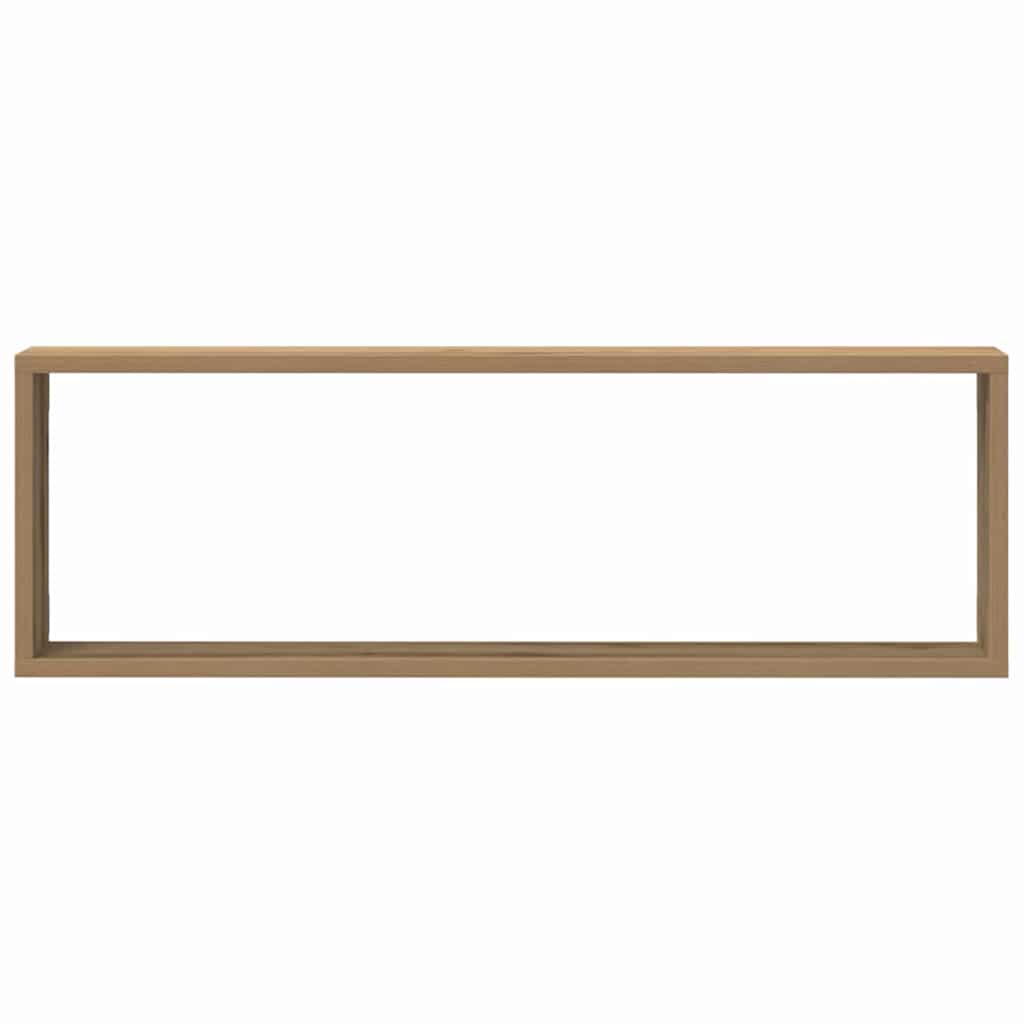 Wandregal 4 pcs Artisan-Eiche 80 x 15 x 26 cm Holzwerkstoff