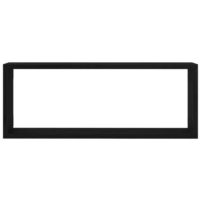 Wandregale 6 pcs Schwarze Eiche 60 x 15 x 23 cm Holzwerkstoff