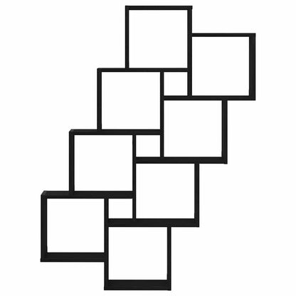 Wandregal Schwarze Eiche 90 x 15 x 119,5 cm Holzwerkstoff