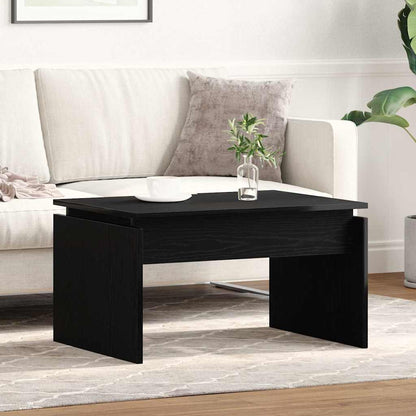 Couchtisch Schwarz Eichen-Optik 68 x 38 x 50 cm Holzwerkstoff