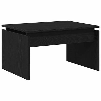 Couchtisch Schwarz Eichen-Optik 68 x 38 x 50 cm Holzwerkstoff
