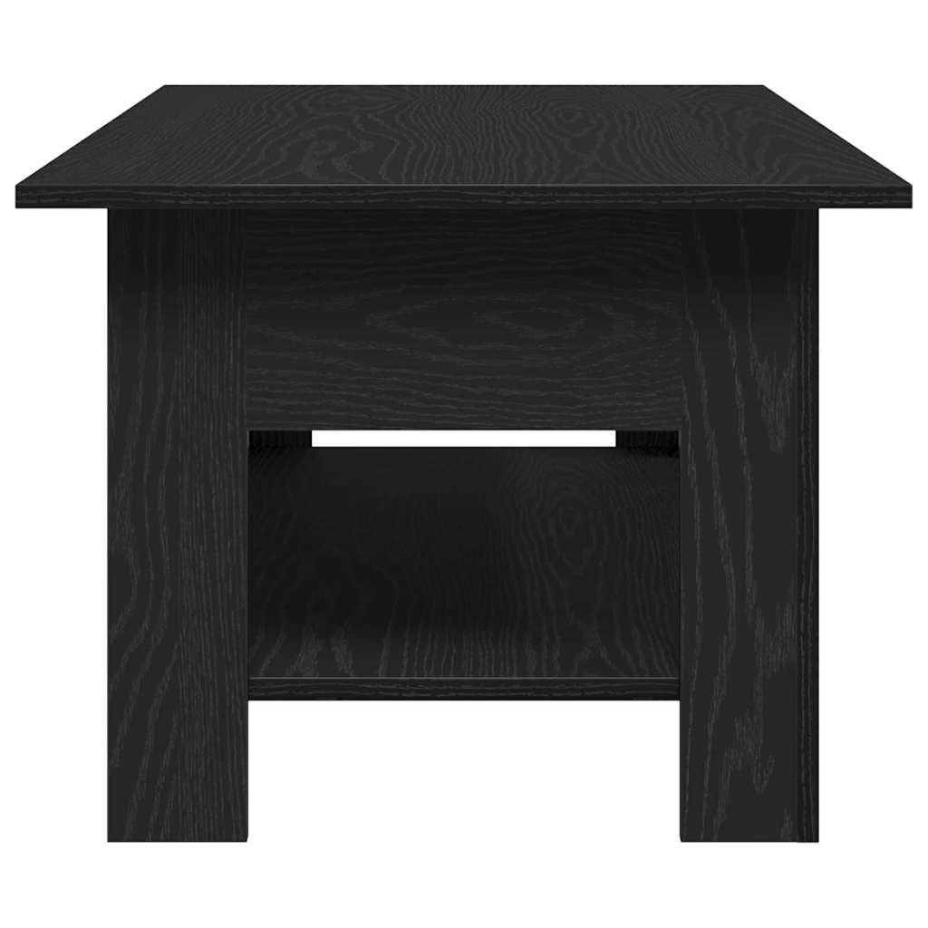 Couchtisch Schwarz Eichen-Optik 102 x 55 x 42 cm Holzwerkstoff