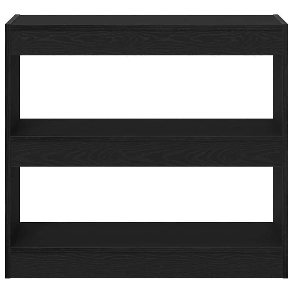 Bücherregal Schwarze Eiche 80 x 30 x 72 cm Holzwerkstoff