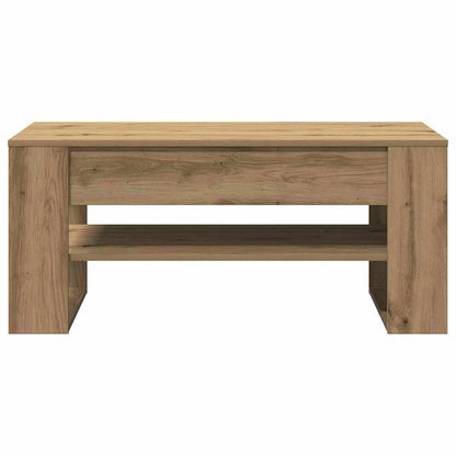 Couchtisch Eiche handwerklich 102 x 55 x 45 cm Holzwerkstoff