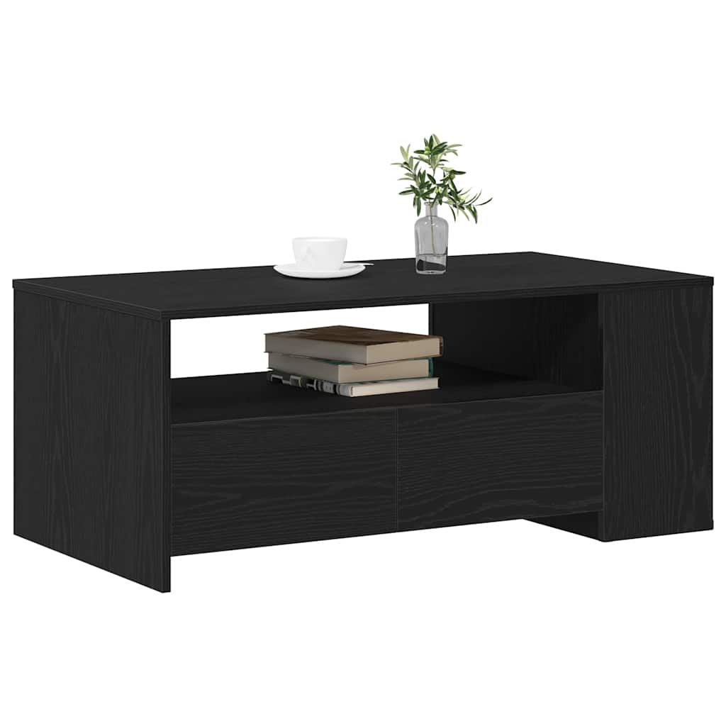 Couchtisch Schwarze Eiche 102 x 55 x 43,5 cm Holzwerkstoff