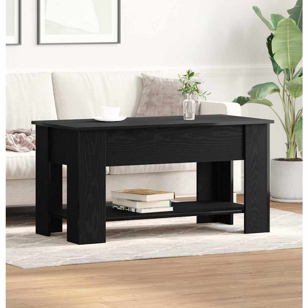 Couchtisch Schwarze Eiche 101 x 49 x 52 cm Holzwerkstoff