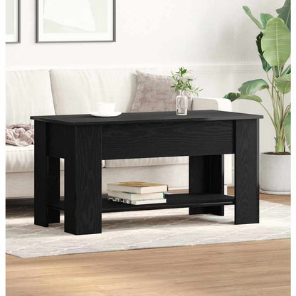 Couchtisch Schwarze Eiche 101 x 49 x 52 cm Holzwerkstoff