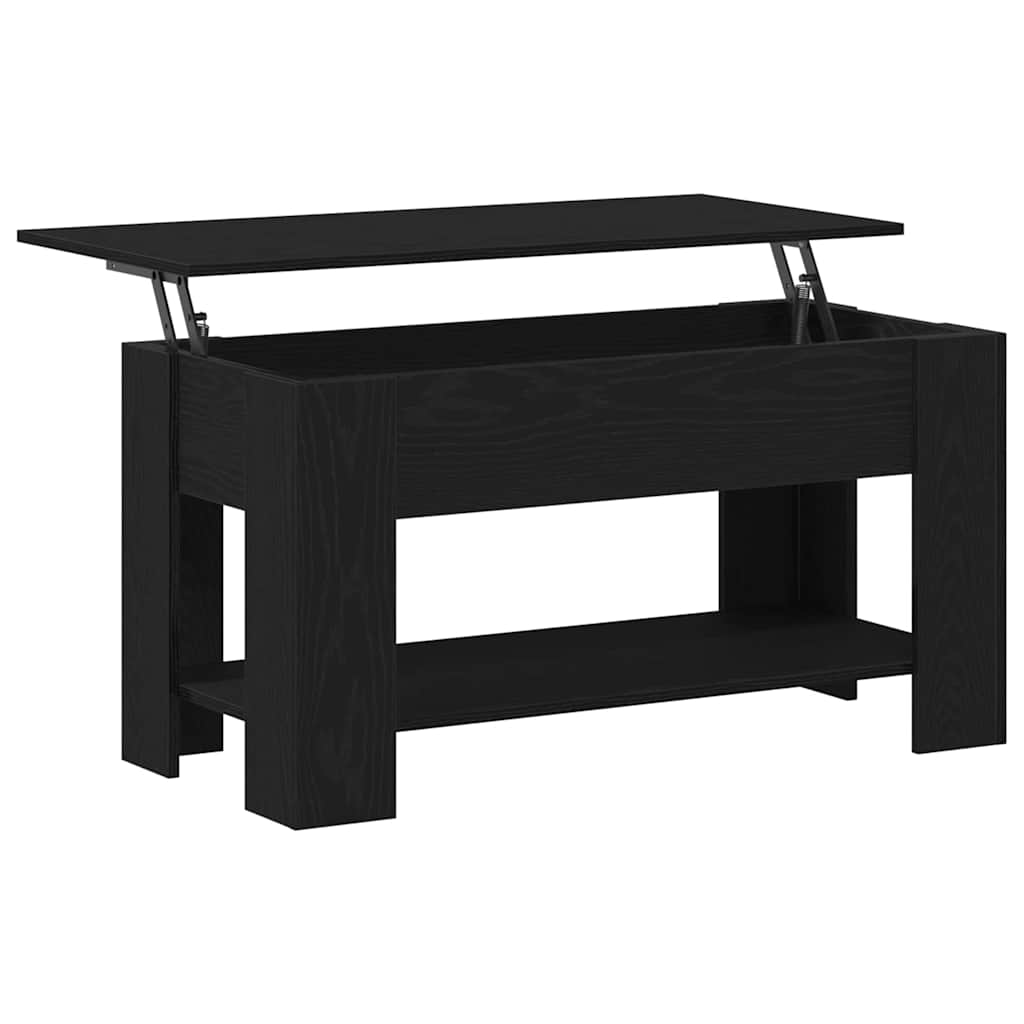 Couchtisch Schwarze Eiche 101 x 49 x 52 cm Holzwerkstoff