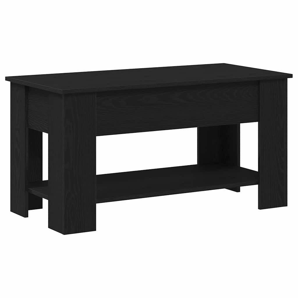 Couchtisch Schwarze Eiche 101 x 49 x 52 cm Holzwerkstoff
