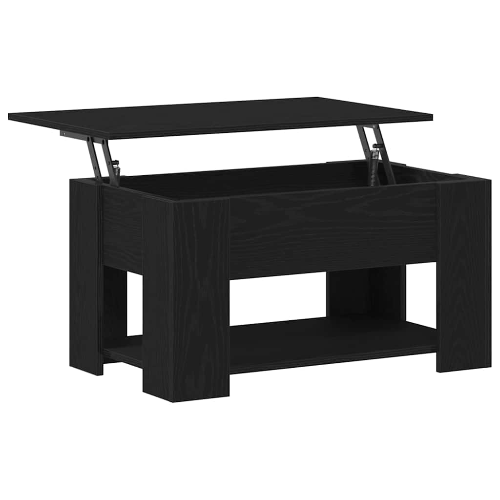 Couchtisch Schwarze Eiche 79 x 49 x 41 cm Holzwerkstoff