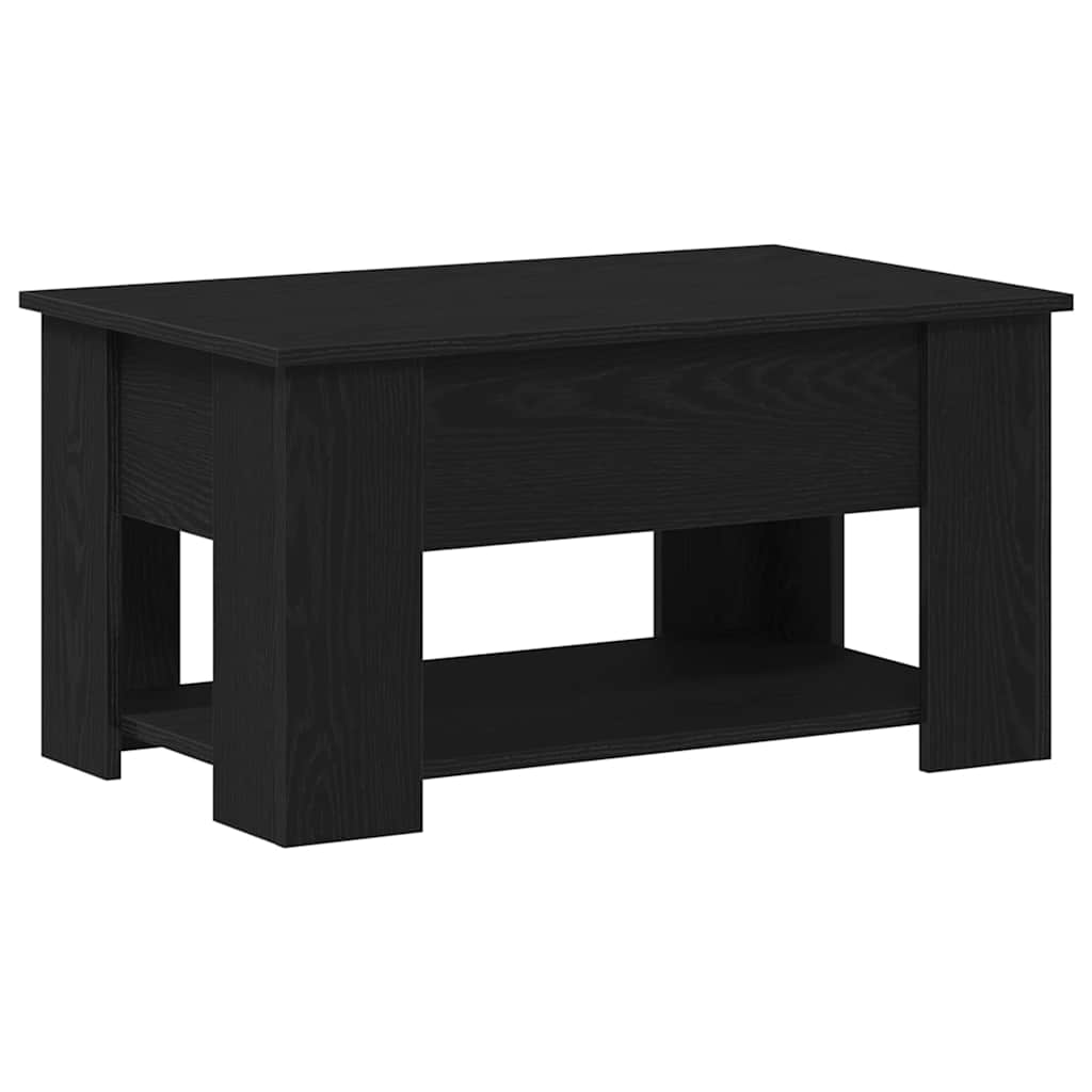 Couchtisch Schwarze Eiche 79 x 49 x 41 cm Holzwerkstoff