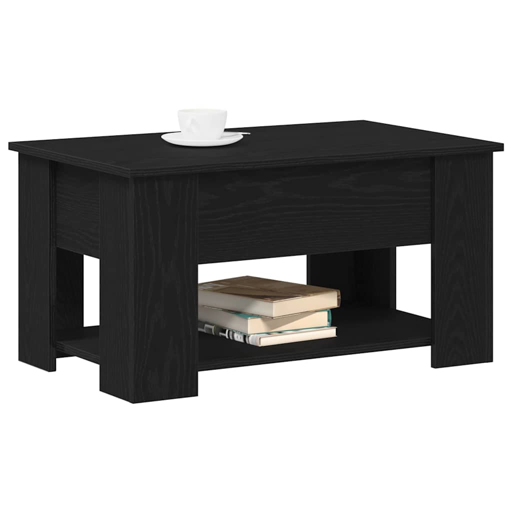 Couchtisch Schwarze Eiche 79 x 49 x 41 cm Holzwerkstoff