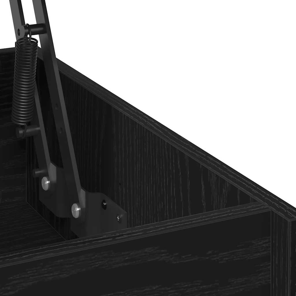 Couchtisch Schwarze Eiche 80 x 50.5 x 41.5 cm Holzwerkstoff