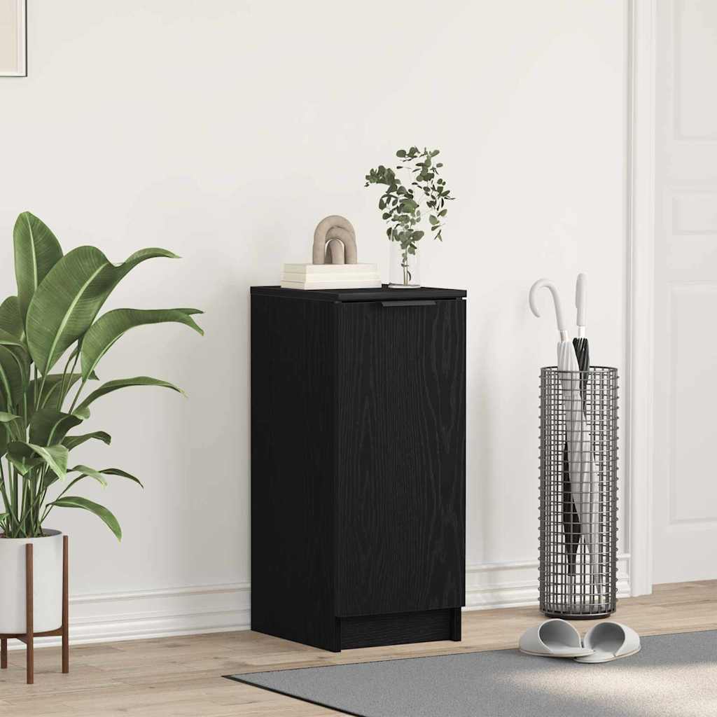 Schuhschrank Schwarze Eiche 29,5 x 35 x 70 cm Holzwerkstoff