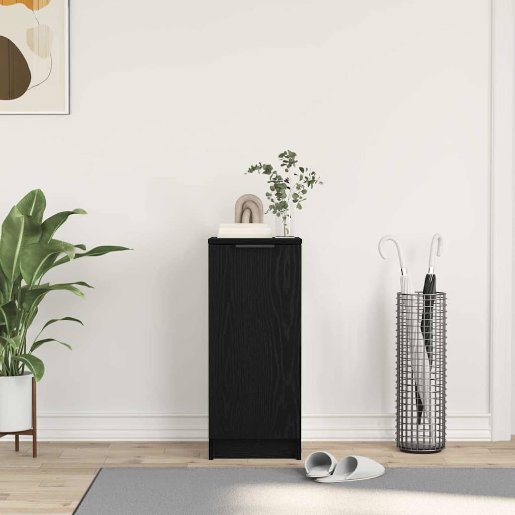 Schuhschrank Schwarze Eiche 29,5 x 35 x 70 cm Holzwerkstoff