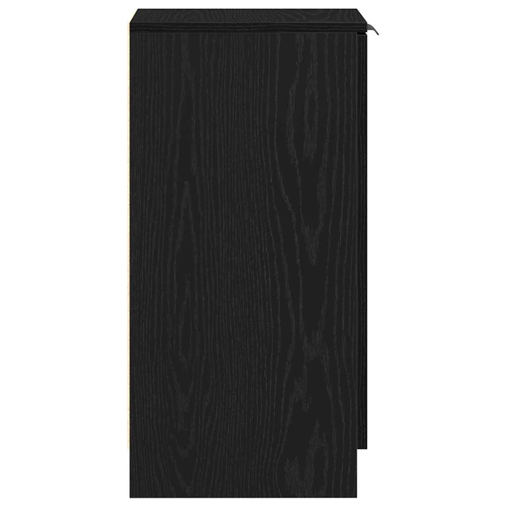Schuhschrank Schwarze Eiche 29,5 x 35 x 70 cm Holzwerkstoff