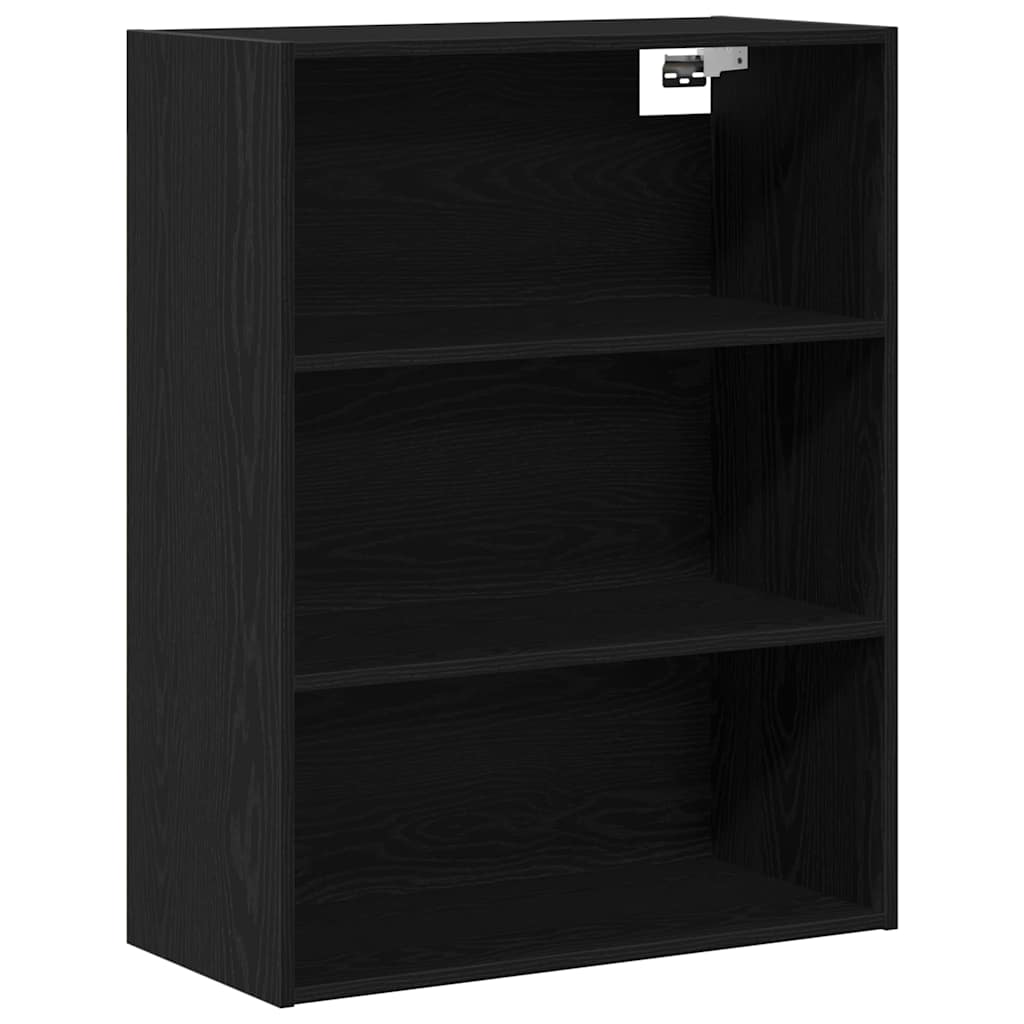 Hängender Wandschrank Schwarze Eiche 69,5 x 32,5 x 90 cm