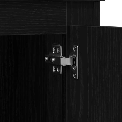 Highboard schwarz Eiche Schwarze Eiche 36 x 35,5 x 103,5 cm