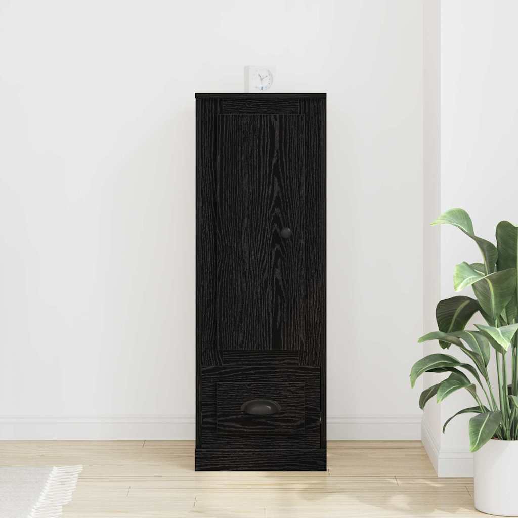 Highboard schwarz Eiche Schwarze Eiche 36 x 35,5 x 103,5 cm
