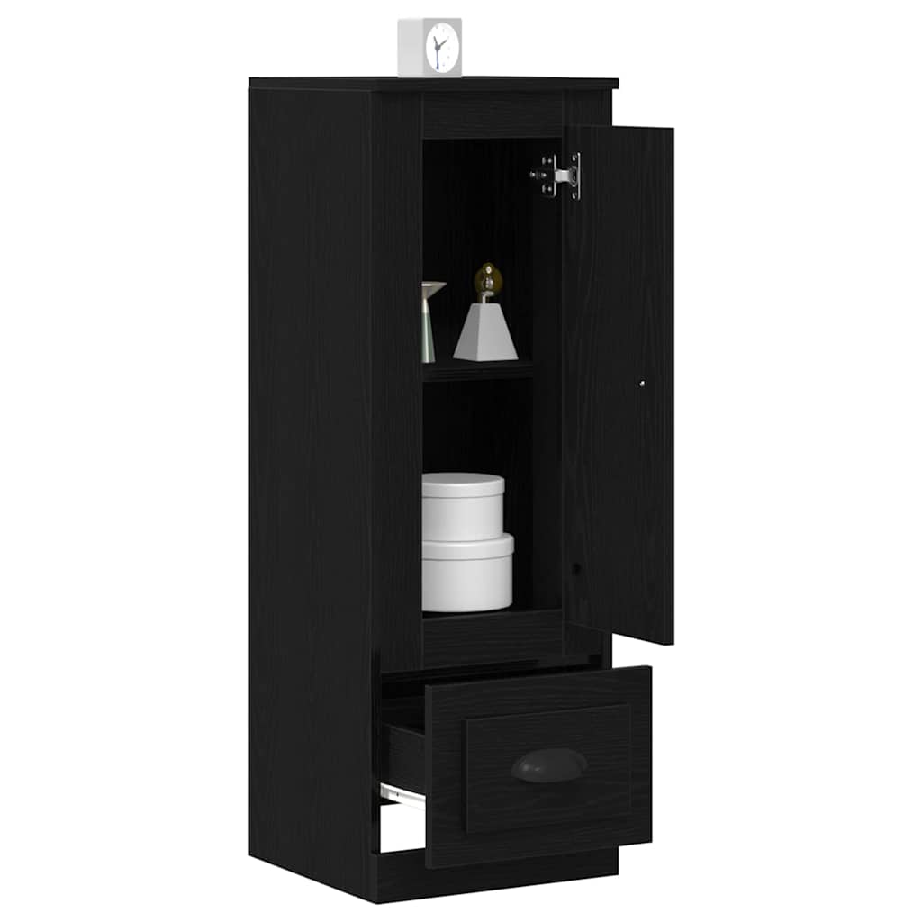 Highboard schwarz Eiche Schwarze Eiche 36 x 35,5 x 103,5 cm