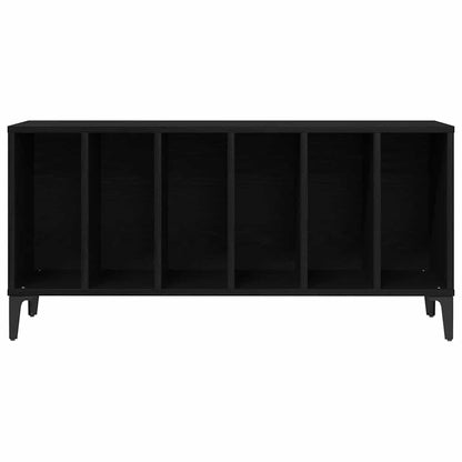 Schallplattenschrank mit Regal Schwarze Eiche 100 x 38 x 48 cm