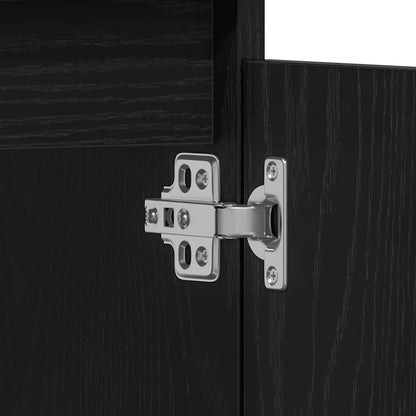 Badezimmer Schrank Schwarze Eiche 65 x 33 x 60 cm Holzwerkstoff