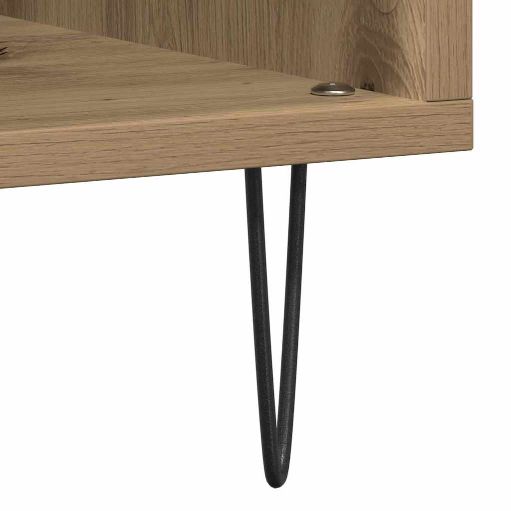 Schallplattenschrank Altholz 100 x 38 x 48 cm Holzwerkstoff