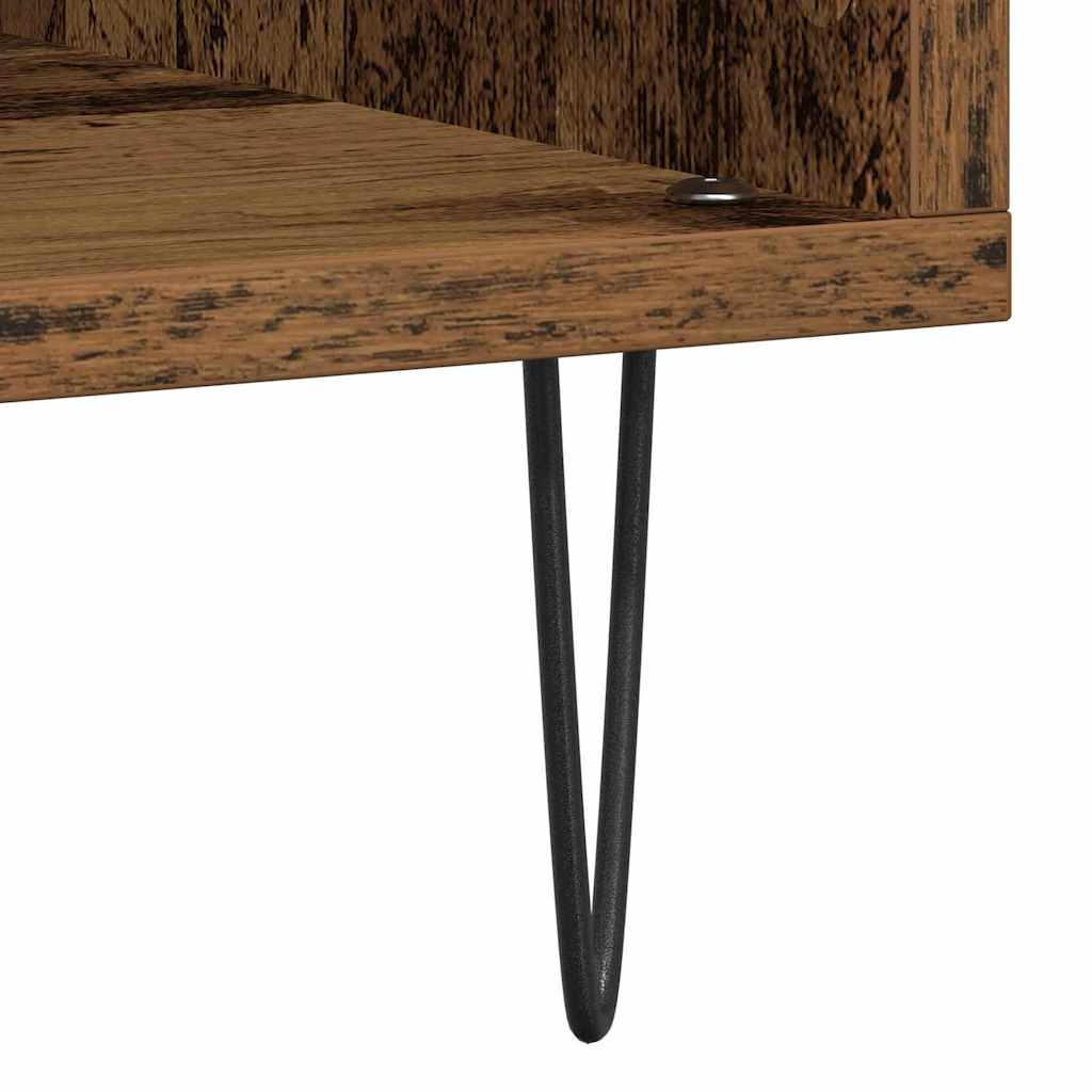 Schallplattenschrank Eiche handwerklich 100 x 38 x 48 cm