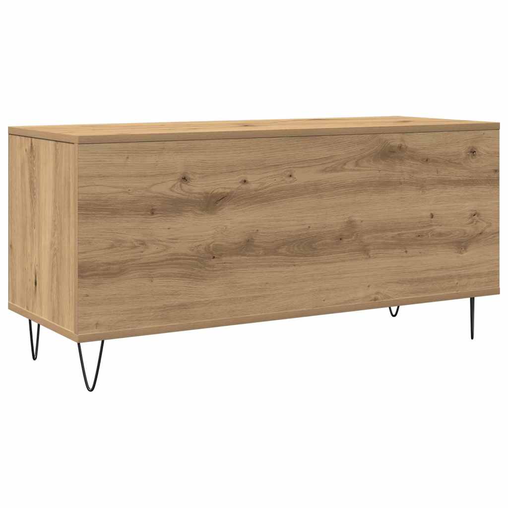 Schallplattenschrank Eiche handwerklich 100 x 38 x 48 cm
