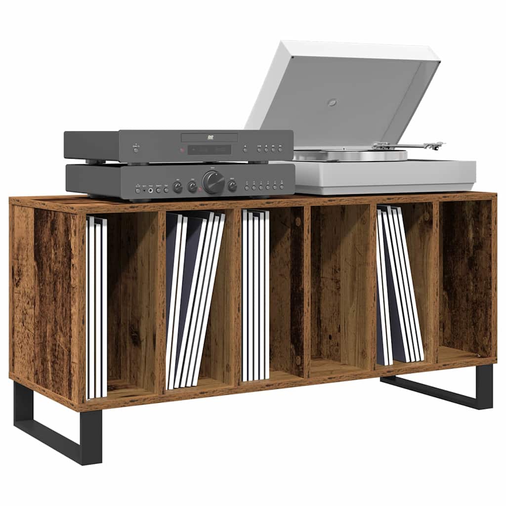 Schallplattenschrank Altholz 100 x 38 x 48 cm Holzwerkstoff