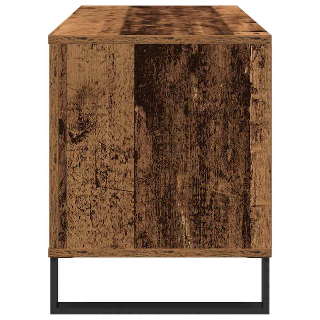 Schallplattenschrank Altholz 100 x 38 x 48 cm Holzwerkstoff