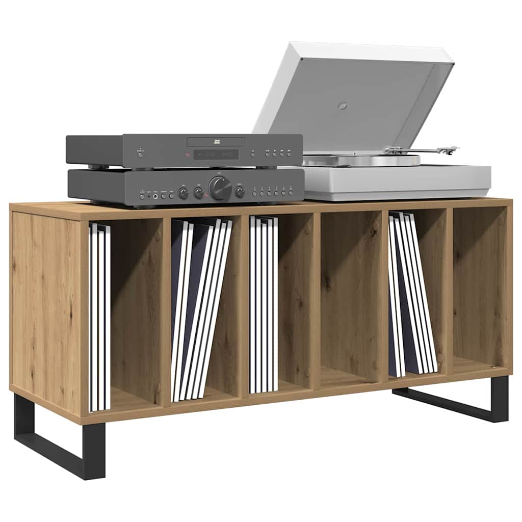 Schallplattenschrank Eiche handwerklich 100 x 38 x 48 cm