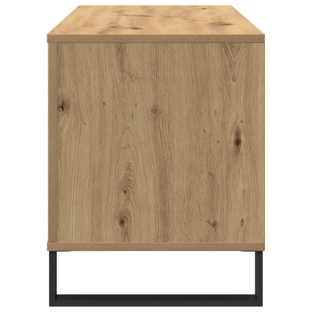 Schallplattenschrank Eiche handwerklich 100 x 38 x 48 cm