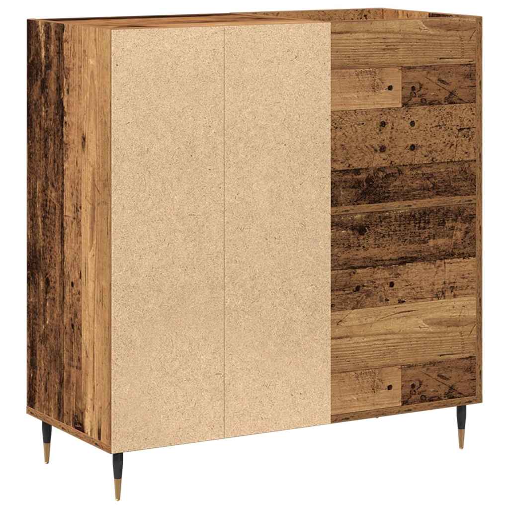 Schallplattenschrank Altholz 85 x 38 x 89 cm Holzwerkstoff